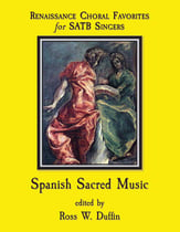 SPANISH SACRED MUSIC SATB choral sheet music cover